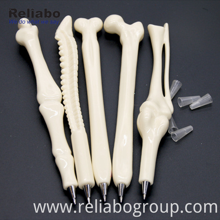 Reliabo China Online Selling Custom Shape Bone Spine Ball Pen